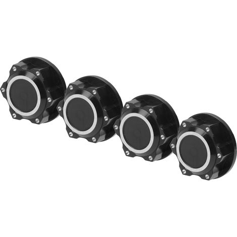 écrous de roue RC en alliage d'aluminium, antidérapants et anti-poussière, à tête hexagonale, pour voiture RC ARRMA 1:5 Kraton 8s, noirs. (1/5)