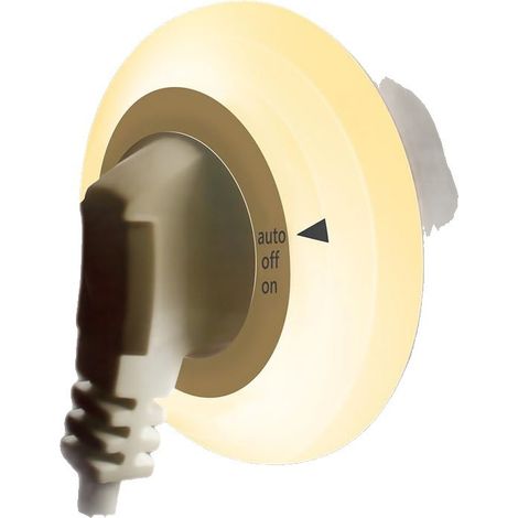 Veilleuse lumière chaude 3 modes à brancher sur prise, lampe tactile design moderne minimaliste. A1 (1/5)