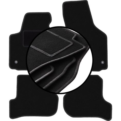 Ensemble de tapis en velours pour : Seat Leon II à hayon (2005-2012)