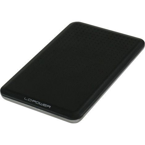 LC Power, Carcasa para disco duro, USB 3.0 2.5 SATA 3 (LC25BU3), Negro