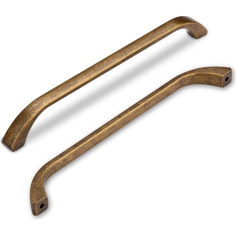 2 Poignées Vintage 160mm Poignées Laiton Antique, Parfaites pour Placard et Cuisine (1/5)