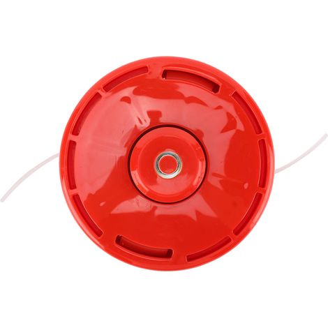 Tête de coupe pour débroussailleuse, fil d'alimentation à choc, universelle, adaptée aux modèles Honda UMK425 UMK435 UMC425/435 (rouge) (1/5)