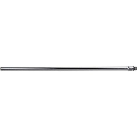 Tubo liscio in rame cromato d. 10 mm  Lunghezza: 60 cm (1/3)
