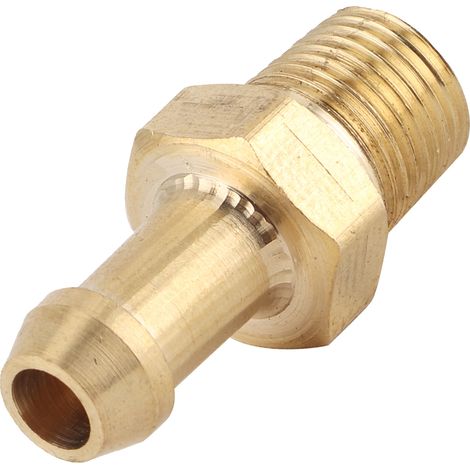 Raccord Laiton pour Boost Turbo Compresseur, Embout 1/8in 27 NPT, Doré, Raccord Durite, Pièce Turbo (1/5)