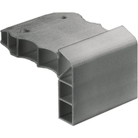 Hettich SlideLine M Montagehilfe zu Aufbau-Laufprofil, Kunststoff grau (1/2)