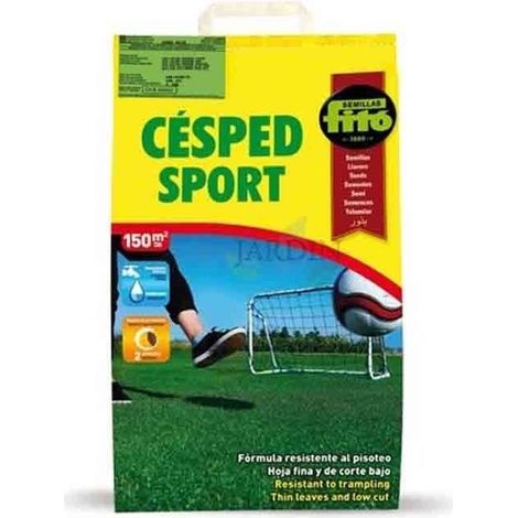 Semences de Gazon de Sport et Jeu Haute Résistance. Graines de germination rapide 5 Kg (1/2)
