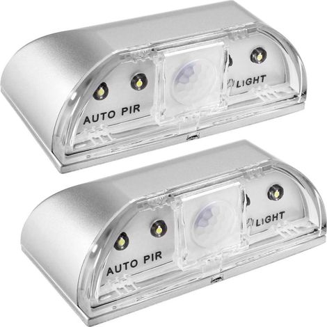 2er Set LED-Infrarot-PIR-Nachtlichter fur Türschloss, Leuchte fur das Schlusselloch in der Nacht (1/4)