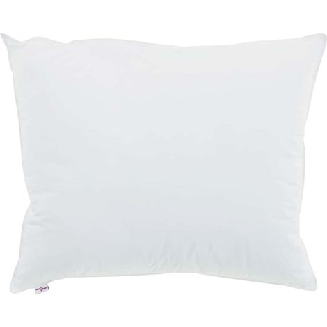 Oreiller avec oreiller Blanc 60 x 70 cm Coton