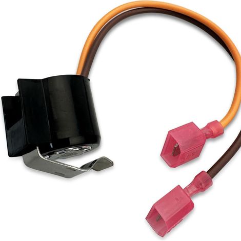 Defrost thermostat 058966-000, compatible with Viking refrigerators, refrigerator thermostat components.