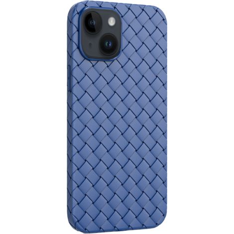 Esta funda está diseñada para el iPhone 14 Plus, admite carga inalámbrica, cuenta con un material esmerilado ultrafino y semitransparente, proporciona doble protección y tiene un diseño con textura de (1/2)
