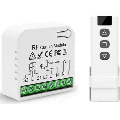 Commande Inis pour Volet Roulant ou Store Filaire - Interrupteur pour Moteur Filaire 230V - 3 Ordres : Montée, Stop, Descente (1/5)