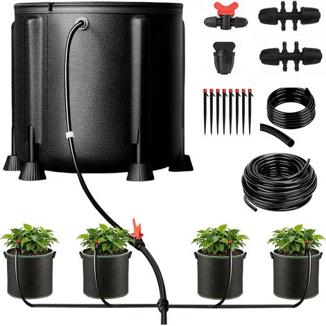 Système d'irrigation automatique,kit d'irrigation goutte goutte avec pompe (1/5)