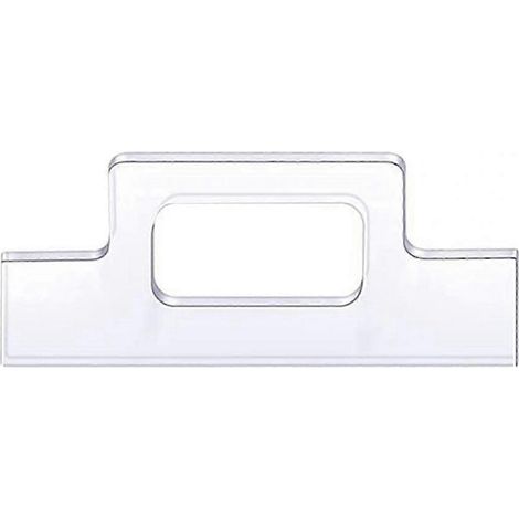 Gabarit de poignée de planche à découper à faire soi-même (1 pièce), pochoirs de traçage angulaires et courbes pour menuisier, outils de guidage réutilisables-E (1/5)