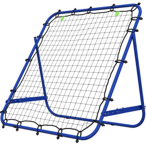 Adjustable Rebounder Net Kickback Target Goal  Teens Adults Training, Blue (1/5)