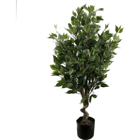 110cm Artificial Evergreen Ficus Tree (1/5)