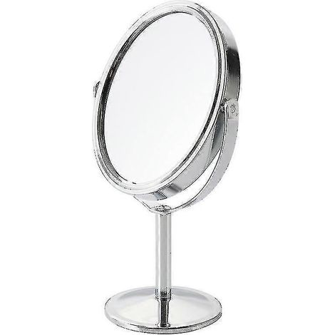 Miroir de maquillage double face 1x/10x de 20 cm (8 pouces), pivotant à 360°. (1/3)