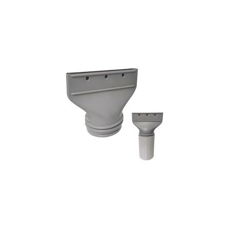 Adaptateur plat pour tuyau d'évacuation de climatisation - 130 mm et 150 mm de diamètre - Pour climatiseur mobile et voiture (1/5)