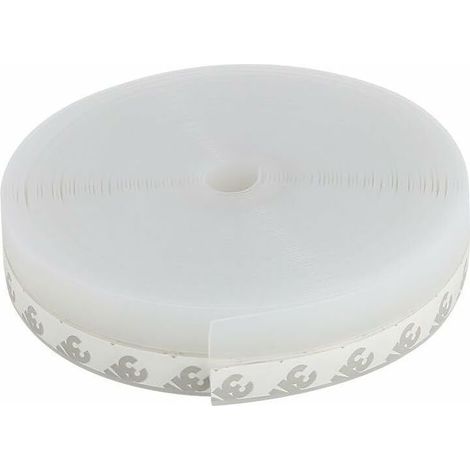 Selbstklebende Türdichtung unten, 10 m x 25 mm, weiches Silikon, Lüftungsstopper, wasserdicht, geräuschdämmend, verhindert das Eindringen kalter Luft und erhöht die Innentemperatur (1/5)