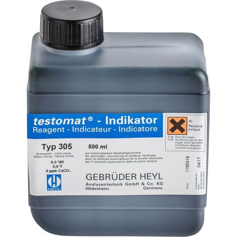 BWT Indikatorlösung 500ml, 0,5 Grad dH für Testomat F Bob, 11985