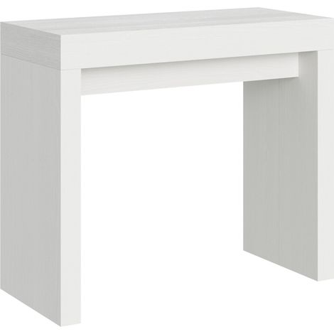 Consolle allungabile ROXELL Bianco Frassino 90x40/196 cm (1/5)