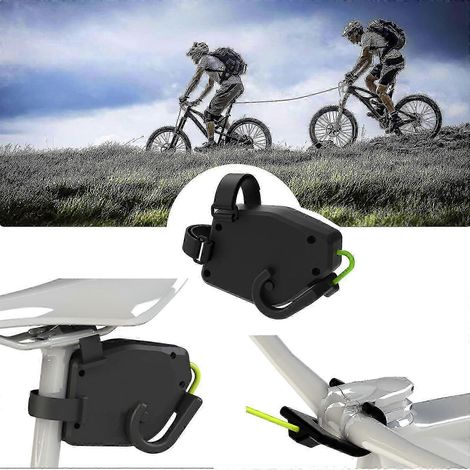 Corde de remorquage élastique et portable pour vélo, compatible avec les VTT, convenant aux adultes et aux enfants. (1/5)