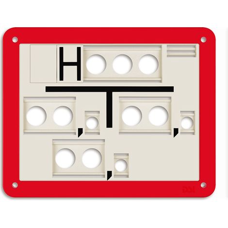 Hinweisschild Alu DIN4066 f.Hydrant 200x250mm inkl.Selbstklebeetik.