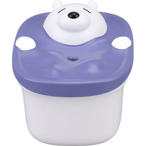 Mini-Tisch-Luftbefeuchter 450 ml, lila Bubble Bear, USB-aufladbar, Sprühfunktion (1/5)