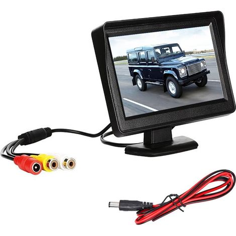 Écran De Recul TFT LCD 4,3 Pouces - Pour Kit Caméra De Recul - Compatible Universel - 1 Pièce (1/5)