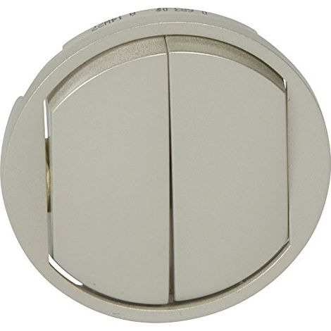 Legrand 068302 – Titan-Radkappe – Doppel-Zweiwege / Zwei-Wege + Drücker – Céliane