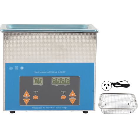 Nettoyeur Ultrasonique Automatique 3L 40kHz Machine de Nettoyage à Ultrasons avec Minuteur et Température Réglables Prise AU 220-240V (1/5)