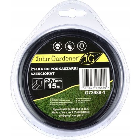 Fil de coupe hexagonal 2,7 mm x 15 m (10/80) (1/2)
