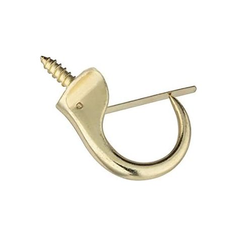 Lot de 4 crochets de sécurité en laiton 22 mm – Solution de suspension polyvalente et élégante