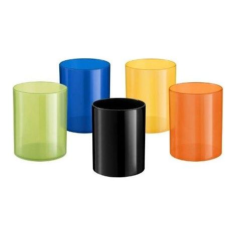 Wonday portapenne moderno in plastica resistente nera