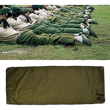Wasserdichte Schießmatte aus 900D Oxford-Gewebe, kompakte Campingmatte für Outdoor-Aktivitäten, Militärgrün (1/5)