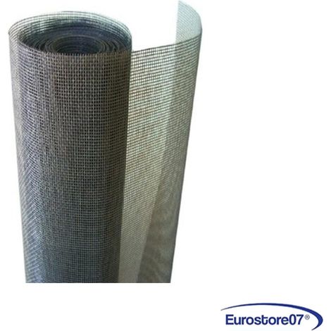 Zanzariera in fibra vetro extra 	- maglia 18/16 - cm.150 x mt.30 - colore grigio