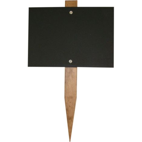 Chalkboards UK Mini Lavagna da Giardino, Legno, Nero, 150 x 105 mm