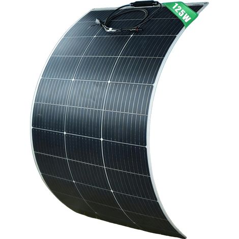 Panneau Solaire Flexible, Design Léger, Haute Efficacité, 1PCS 125W (1/2)