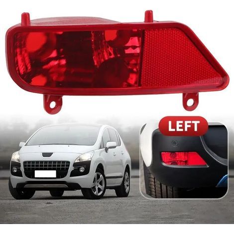 Rote Nebelschlussleuchte für Peugeot 3008 (2009–2016) – Robustes Kunststoffmaterial – Einfache Montage – Direkter Ersatz (1/5)