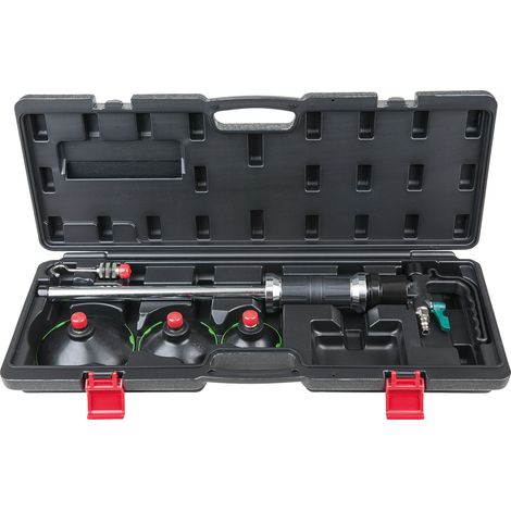 Kstools – Marteau pneumatique à débosseler 5 pcs – Force de désinsertion jusqu'à 100 kg – Raccord 1/4" – Acier spécial – Mallette robuste