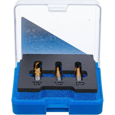 Jeu de Fraises à Dépointer 3 pcs - Acier-Cobalt 5% - Précision et Durabilité, , Pro - D-Work (1/5)