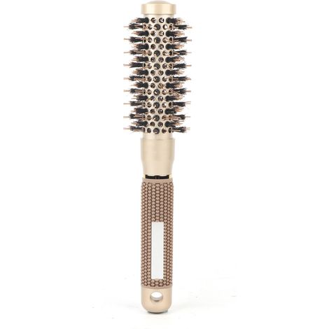 Brosse ronde céramique 32mm pour coiffure salon, fer à friser professionnel, lisseur santé, peigne chauffant boucles cheveux, outil styling cheveux (1/5)