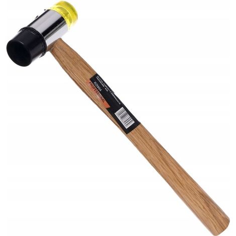 Gummi-Kunststoff-Hammer mit Holzgriff KD904 (1/5)