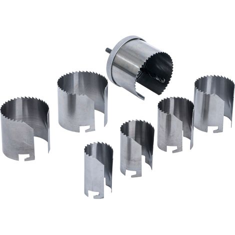 Lochsägen-Satz Ø 26 - 63 mm Tiefe 43 mm 7-tlg. (1/4)