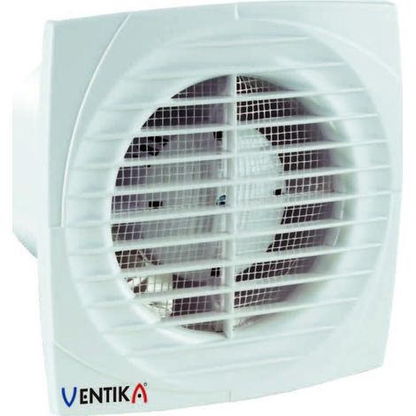Ventilador extractor axial FI100 con interruptor de cable sencillo, eficiente 95 m³/h