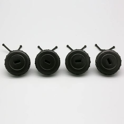 Juego de 4 piezas de tapas para el depósito de aceite y combustible para motosierras de gasolina STIHL MS170 MS180 MS190 MS 017 018 170 180, piezas de repuesto n.º 11303500500.