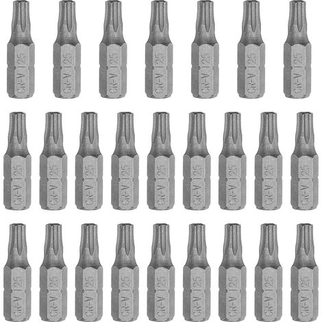 Coffret D'Embouts de Tournevis Torx T25, Longueur 25 mm, 25 Pièces (1/5)