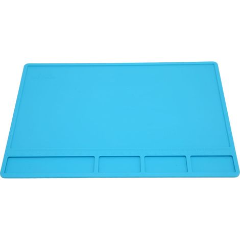Tapis de soudure en silicone antistatique et résistant à la chaleur avec graduation pour l'électronique