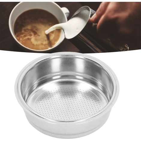 Siebträger 51 mm, 1 Tasse, poröser Filterkorb für Kaffeemaschinen, Kaffeefilter aus Edelstahl 304 (1/5)