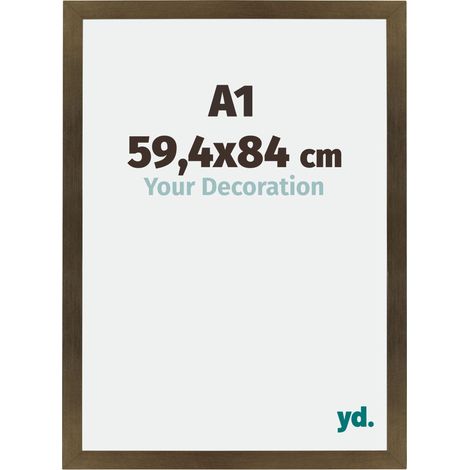 Cadre Puzzle A1 - 59.4x84 cm - Bronze Décor - MDF - Mura. (1/5)