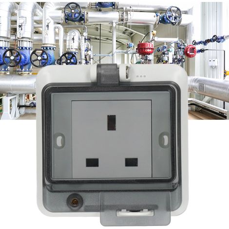 Prise électrique robuste IP66 étanche anti-choc 250V 13A norme UK (1/5)